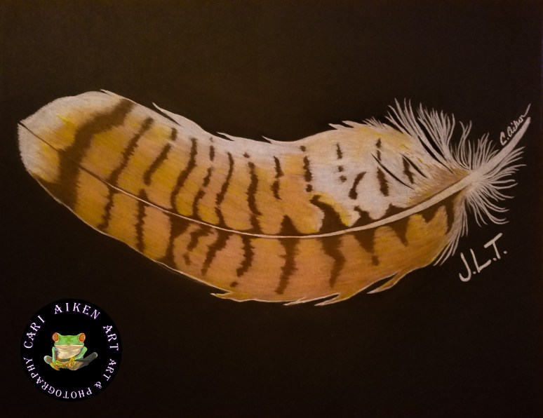 Red Tail Hawk Feather for Jennifer